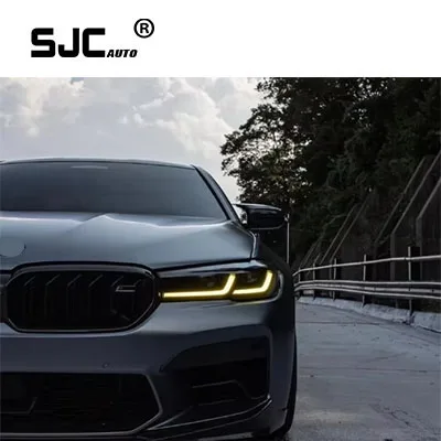 SJC Auto CSL RGB new style Yellow DRL LED Modules Board for bmw LCI F90 M5 5 SERIES Car Accessories Laser Headlight 2021