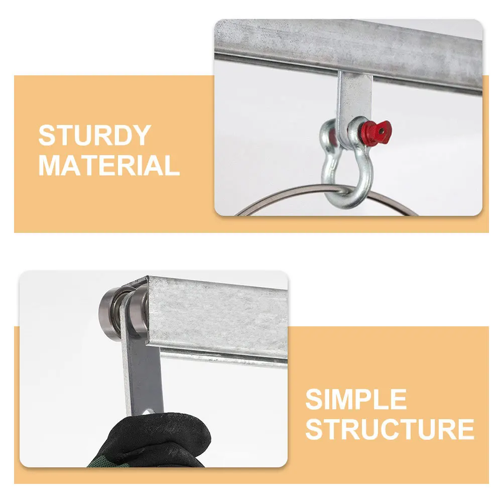 

2pcs Heavy Duty Steel Trolley Assembly Sliding Door Roller Double Bearing Wheel For Window Closet Door Replacement Sliding