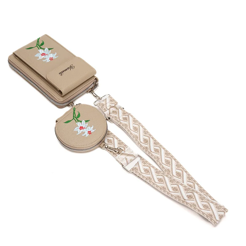 Leisure Mini Shoulder Crossbody Bag with Multiple Compartments, Card Bag, Large Capacity Phone Bag, Change Storage Bag