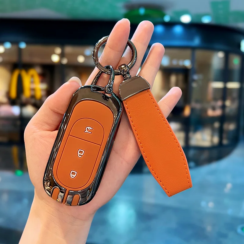 سيارة مفتاح بعيد غطاء حماية شل حقيبة ل Leapmotor B10 C11 C16 C10 B01 المفاتيح قذيفة مشبك الملحقات #3