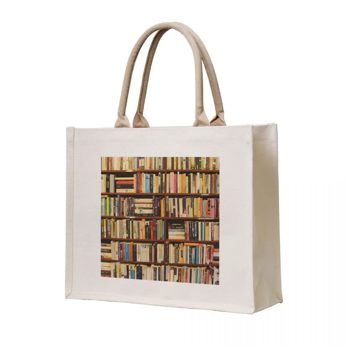 

Bookshelf Books Library Bookworm Reading Tote Bag reusable shopping bag custom tote bag shopping cart bags