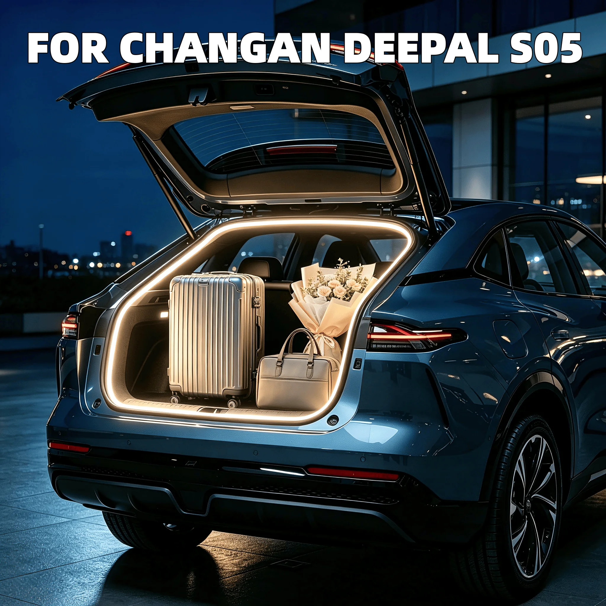 FOR CHANGAN DEEPAL S05 Trunk Light Modification Light Atmosphere Lights White Warm White Rear Trunk LED Light Bar