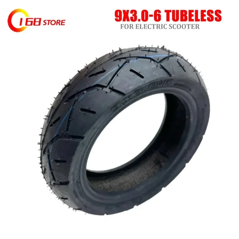 9X3.00-6 Tubeless Vacuum Tyres 9inch Single Mini Motorcycle  Electric Scooter Shaft Brushless Gearless  Parts