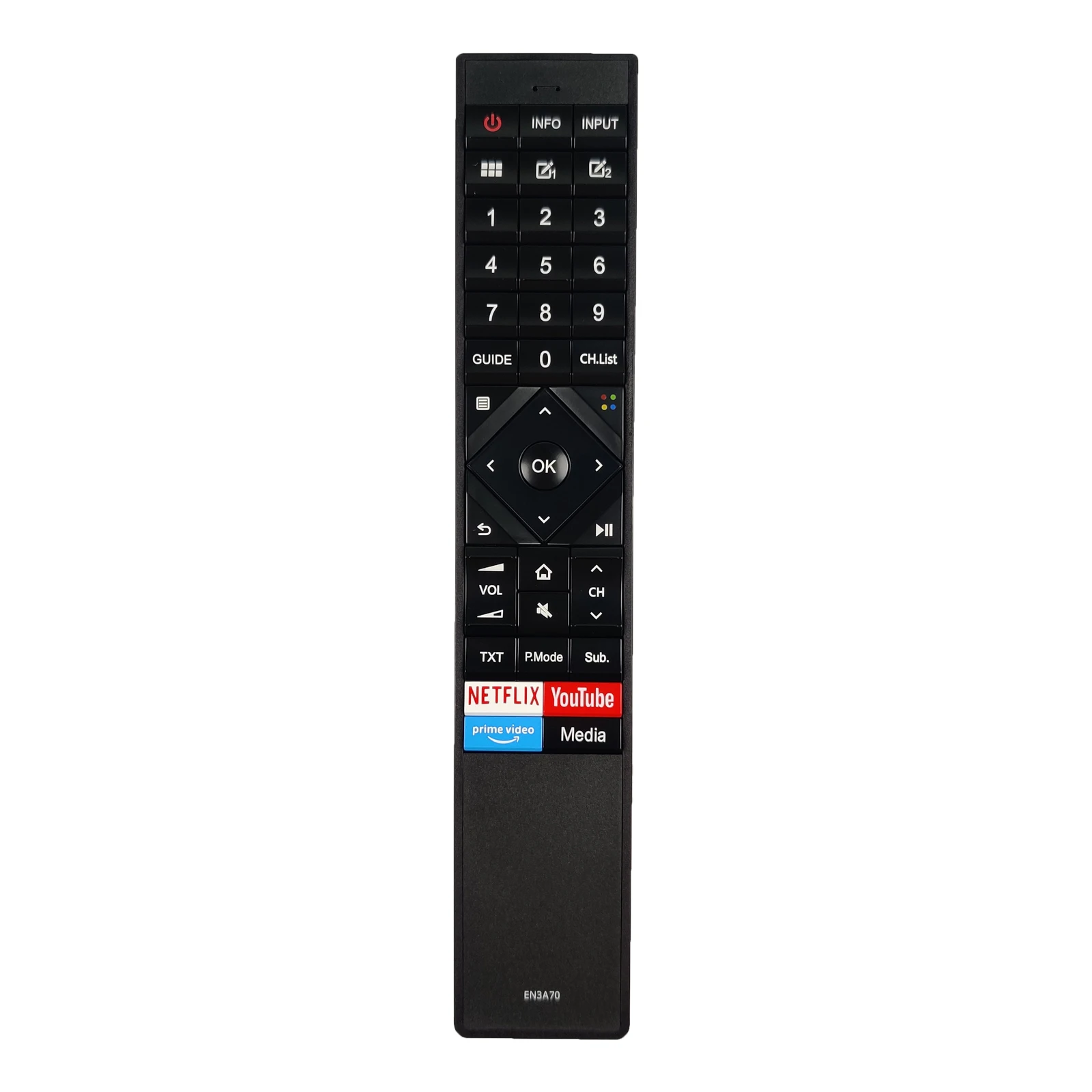 EN3A70 New Replacement Remote Control for Hisense OLED 4K TV H55O8BUK HE100LN60D 50U7QF 50U7QFTUA 55U7QF with Voice Function