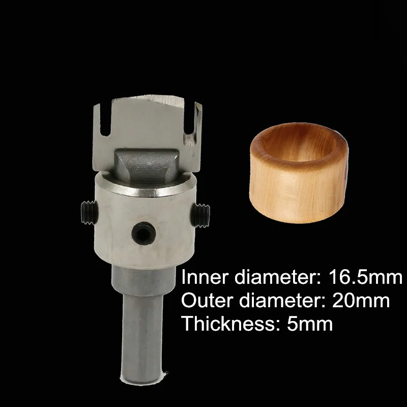 Milling Cutter For Wood Router Bit Finger Ring Knife Fresa CNC Peace Buckle Cutter DIY Woodworking Tools brocas para madera