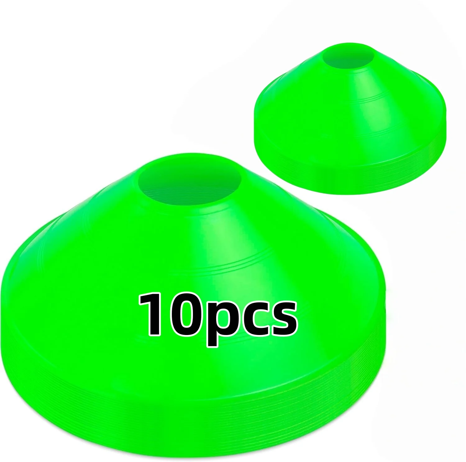 

10 шт. футбольных тренировочных конусов-табличек для отработки ловкости, разметки поля, спортивного тренировочного оборудования