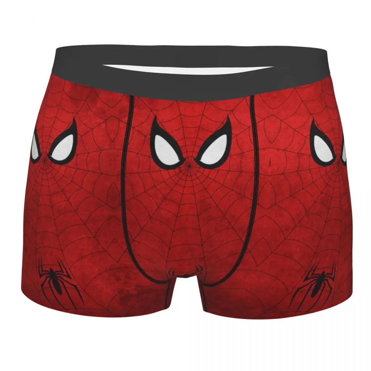 Custom Spider Web Cobweb Boxers Shorts Men's Spider Man Briefs Underwear Novelty Underpants