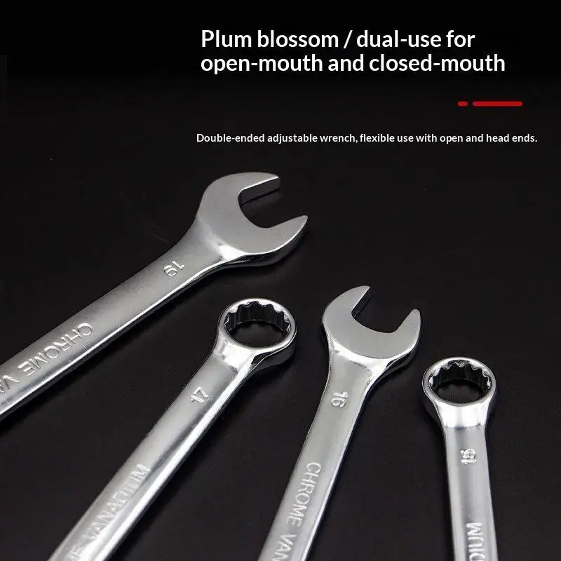 Mirror Polish Combination Wrench Tool For Auto Motorcycle Repair Tools