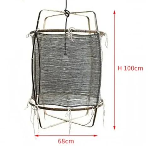 Provence Linnen Hanglamp Nordic Design Wit Katoen Restaurants Bamboe Licht Led Eiland Verlichting Indoor Hotel Loft Verlichting