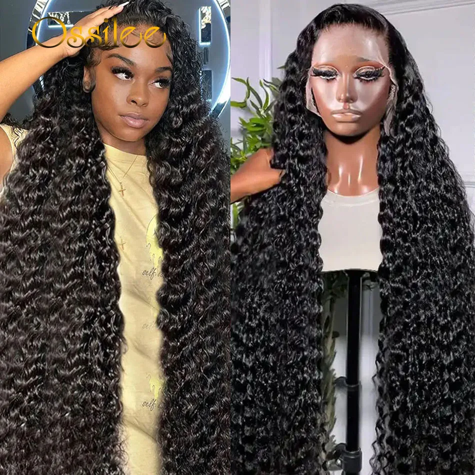 Ossilee Raw Hair Wig Luxurious Water Wave 13x6 Full HD Lace Wig Human Hair Wet and Wavy 13x4 Lace Frontal Wigs Glueless Wig