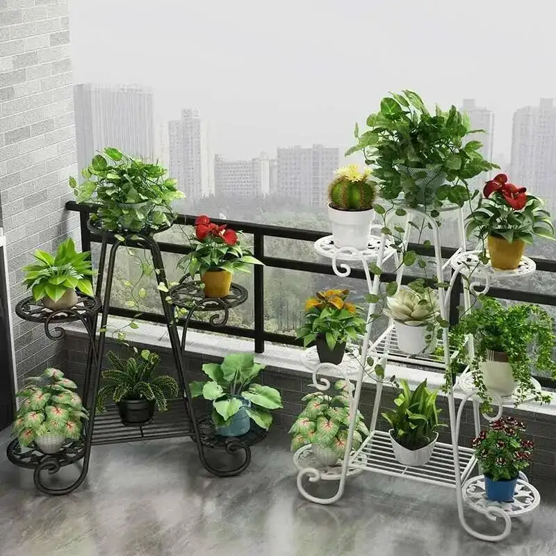 

Aesthetics Flowers Stand Designer Decorations Accessories Minimalist Plant Display Shelf Modern Living Room Plantenrek Furniture
