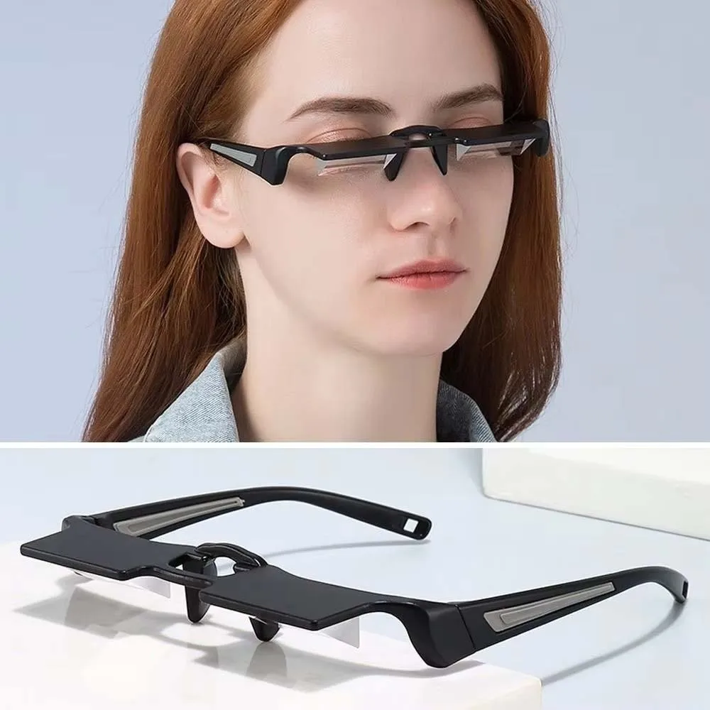 Office Alloy Lazy Refractor Glasses Matte PC Lying Down Glasses Waterproof Decorative Unisex Reading Eyewear Mother's Day