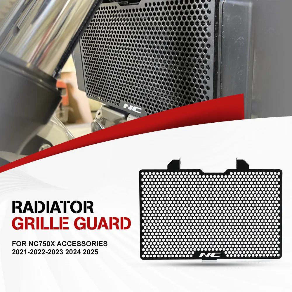 

FOR HONDA NC750X Accessories 2021-2022-2023 2024 2025 Motorcycle Radiator Grille Guard Protector Grill Cover NC 750X NC750 X