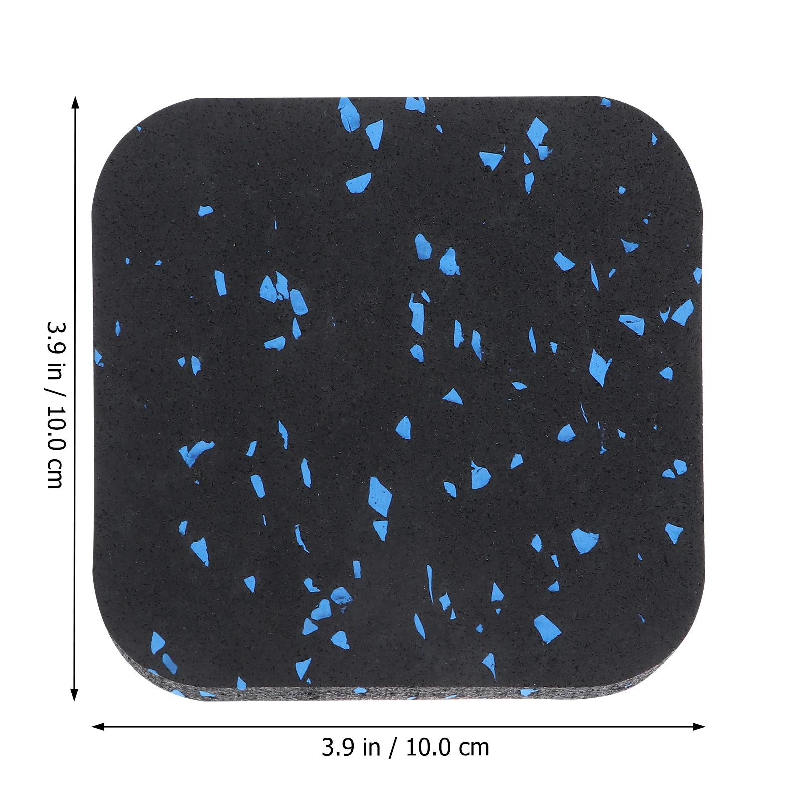 

6pcs Shock Absorbing Mats Vibration Damping Pads for Treadmills Home Gym Noise Reduction Anti Slip Rubber Floor Protectors Yoga