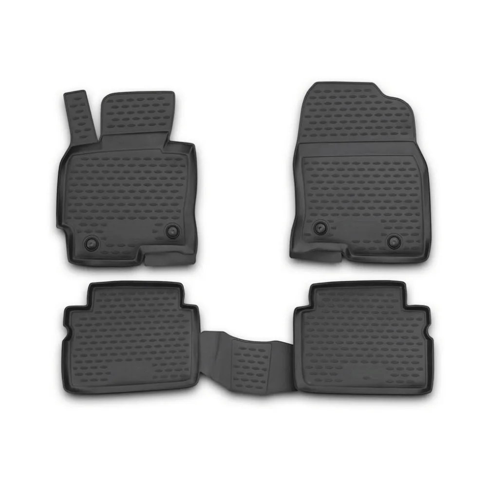 

Floor Mats Liner for Mazda CX-5 2013-2016 Black TPE All-Weather 4 Pcs United States