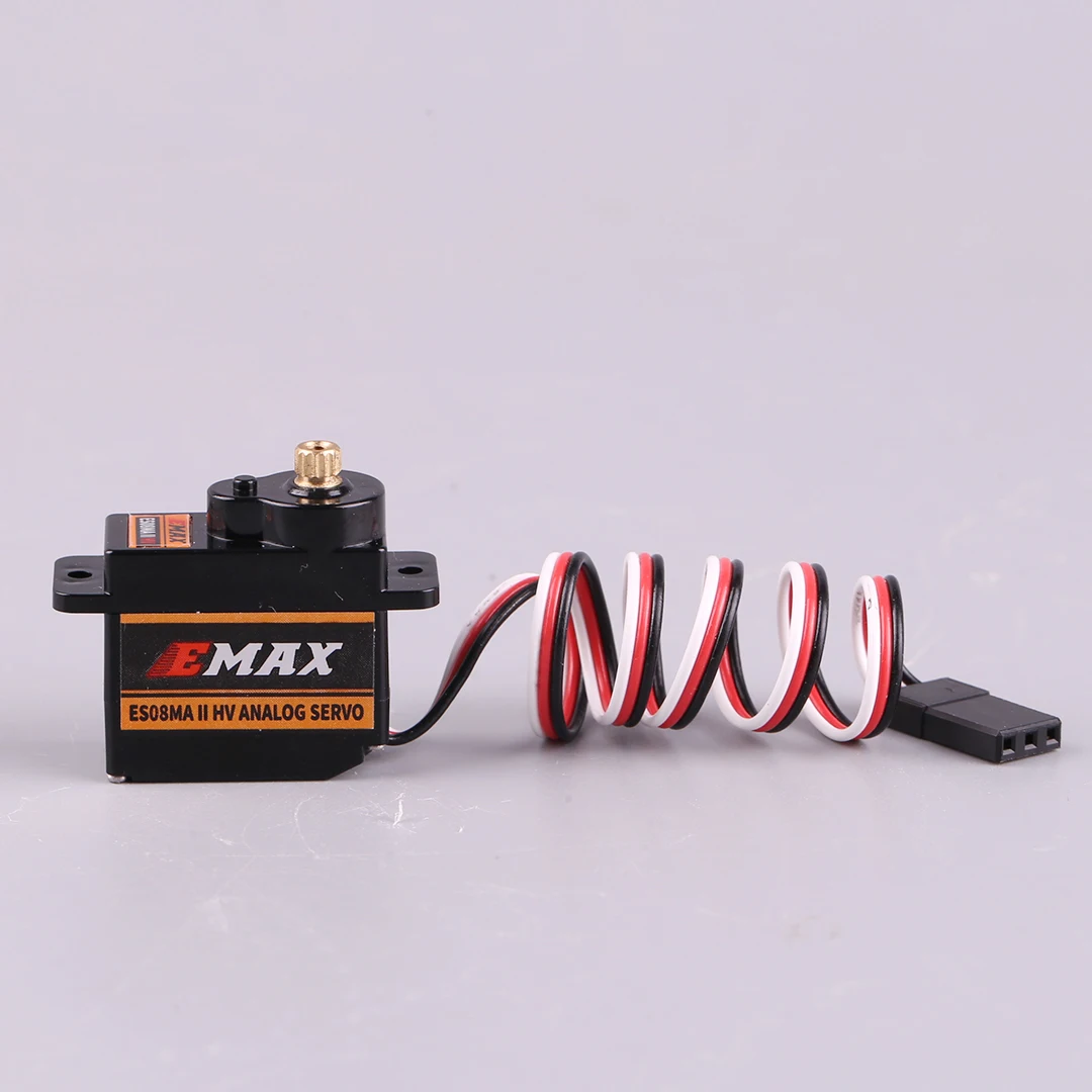 EMAX ES08MA II HV 12G All-Purpose High Voltage Metal Gear Analog Servo for RC Helicopter Plane Boat Car