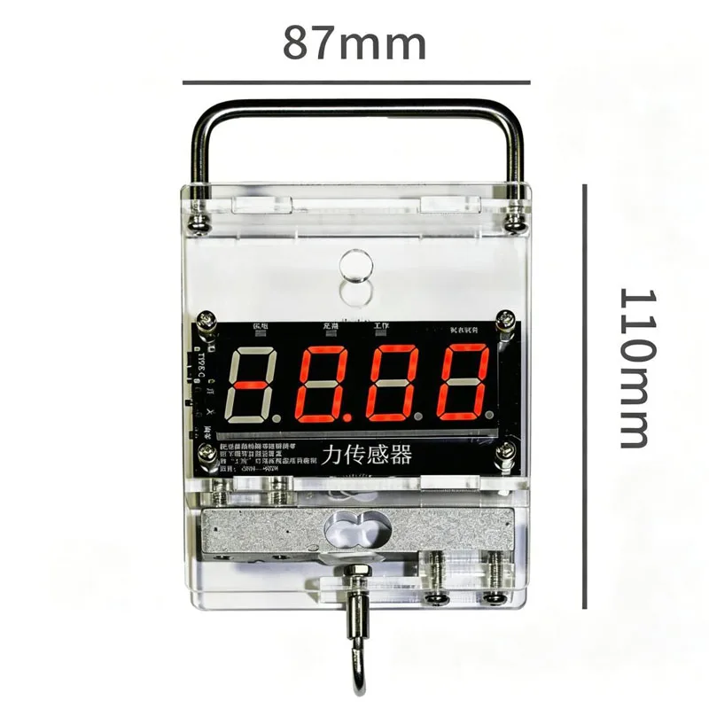 Wireless Bluetooth Digital Force Sensor ±50N 0.001N Resolution for Physics Experiments in Middle And High School