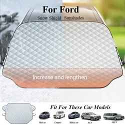 Car Front Window Windshield Sunshade Snow Shield Frost Cover For Ford Focus 3 4 ST Mondeo MK3 MK4 Fiesta Fusion Kuga Ecosport
