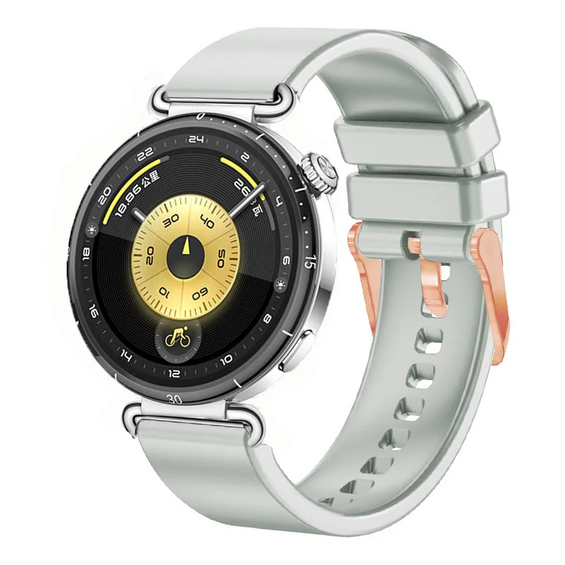Силиконовый ремешок 18 мм для HUAWEI WATCH GT6 GT 5 GT4 41MM/GT5 Pro Сменный браслет для Garmin Venu 2S 3S 4S 41MM Браслет