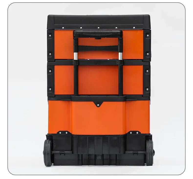 

for Heavy duty Tool Cases Hard Plastic Case Storage Tool Box Cart Drawer Stackable Trolley Box with Wheels