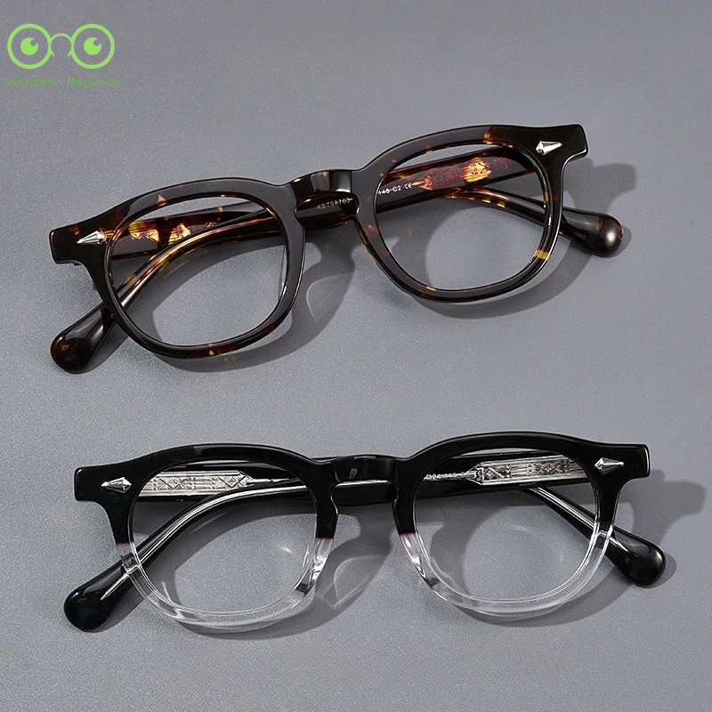 

Men's acetate thick frame outdoor sports handmade myopia glasses frame wide edge myopia glasses frame men and women