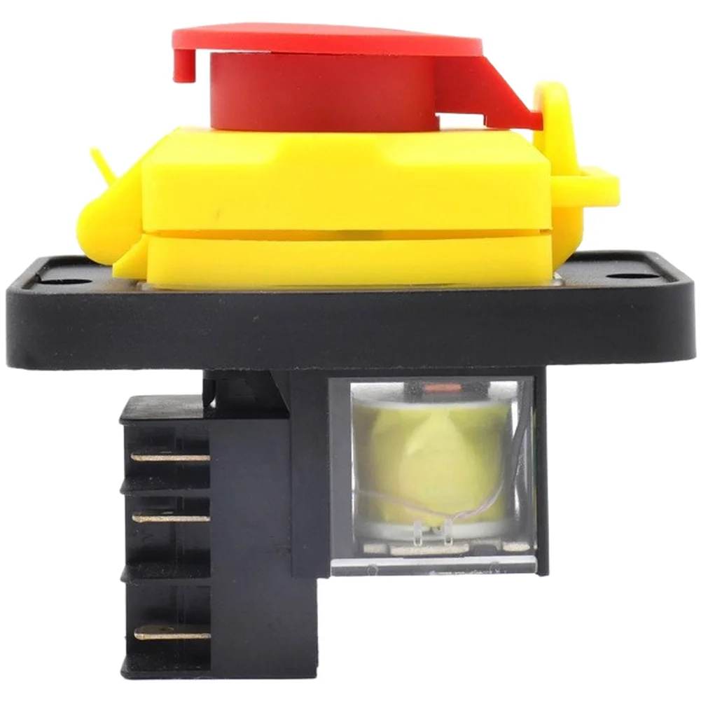 KJD12-14 6 Pole Electromagnetic Safety Switch 16A, Under Voltage Protection Switch For Woodworking Machinery