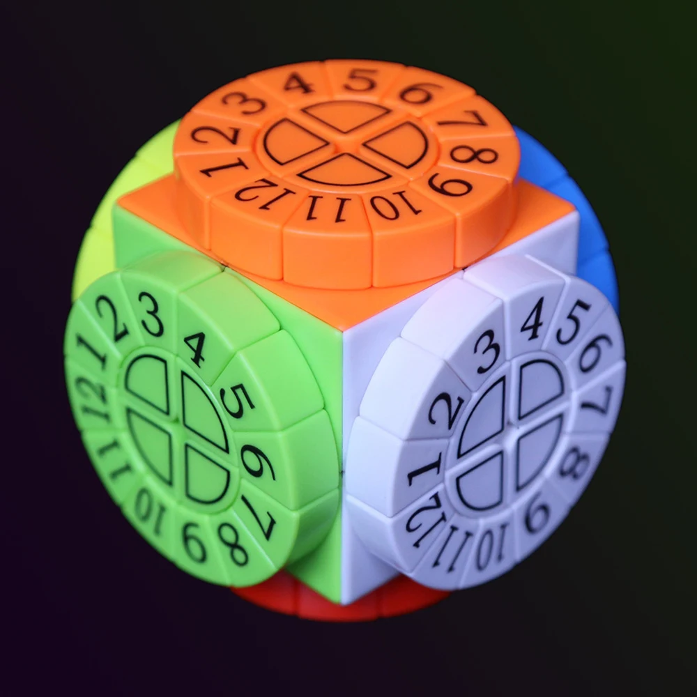 Cubo mágico 2x2x2 máquina de tempo digital cubo corrida alívio do estresse quebra-cabeça profissional jogo de velocidade suave brinquedo das crianças presente