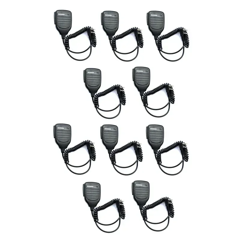 10pcs/Lot Baofeng Shoulder Speaker PTT Mic Microphone for UV 5R 82 888S S9 PLUS UV13 16 Pro Quansheng UV-K5 5R Plus Radio