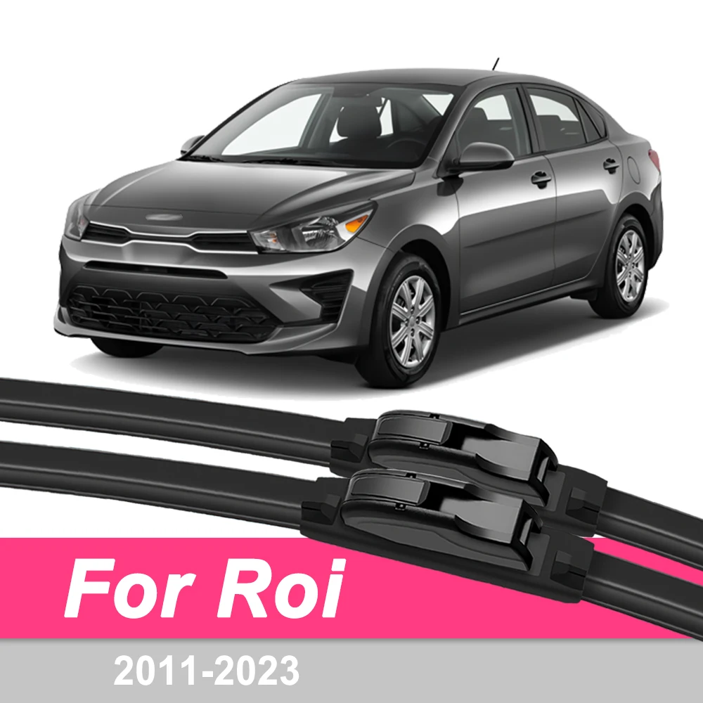 For Kia Rio 3 4 2011-2023 Car Wiper Blades  Front Windshield Wiper Blades 2 PCS Window Cleaning Car Accessories 2012 2018 2022