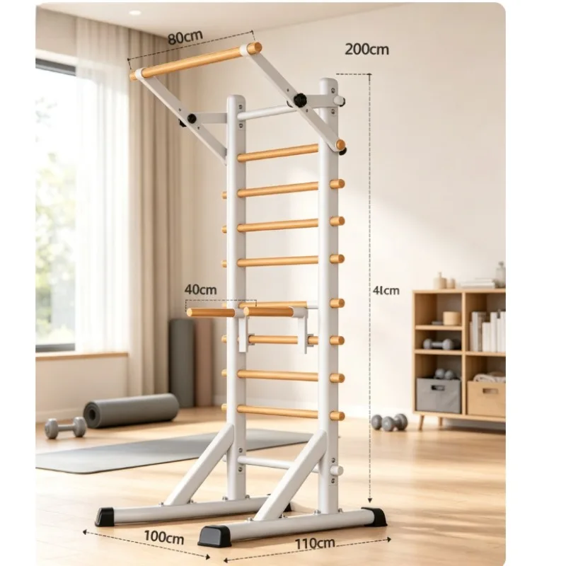 Multifunctional non-punching rib frame family horizontal indoor family pull-up comprehensive training frame yoga rehabilitation