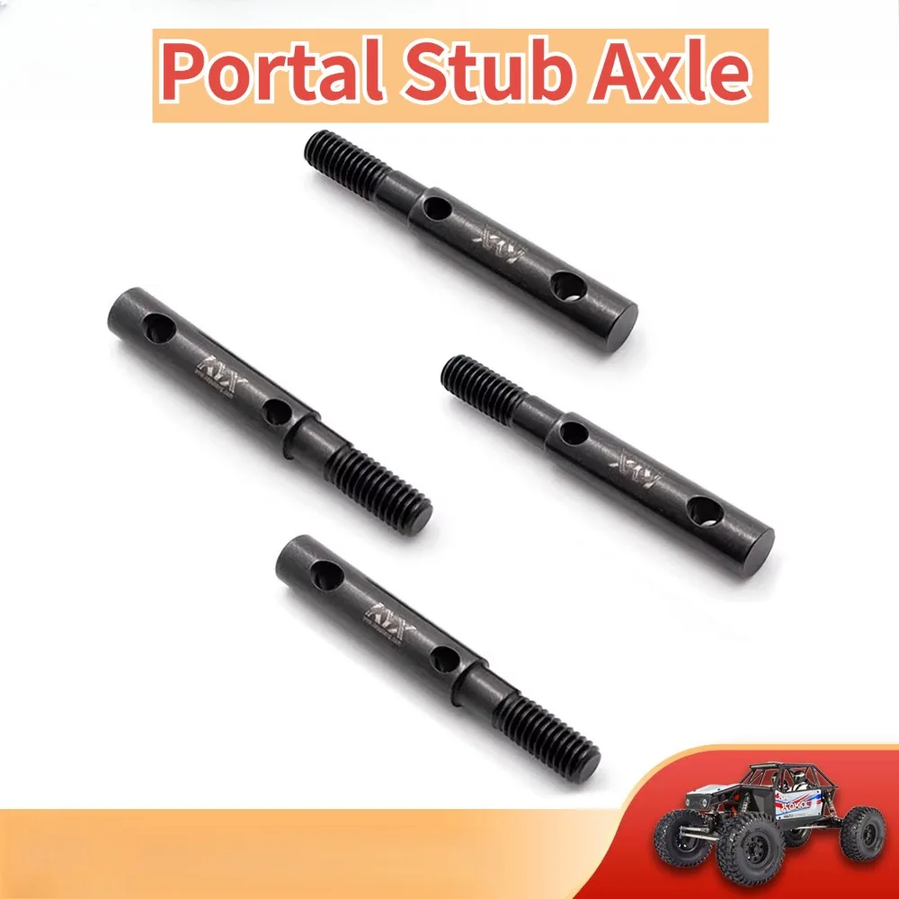 RC Crawler Metal Portal Stub Axle Wheel Side For Axial SCX10 III AX103007 1/10 Scale Model Upgrade Replacement Spare Accessories