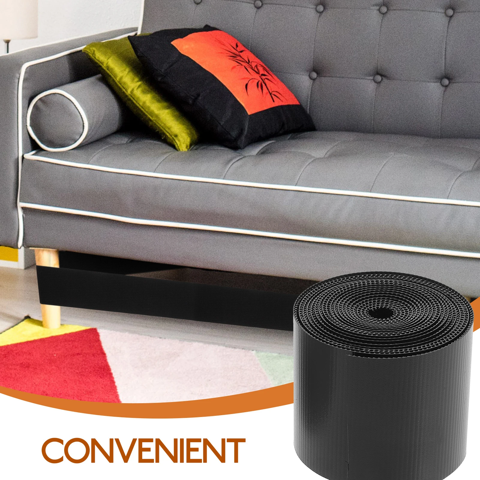 

Sofa Bezel Stopper for Toys Tape Blocker Blocking under Furniture Pets Straps Couches Blockers behind Gap Cats Modular Baby