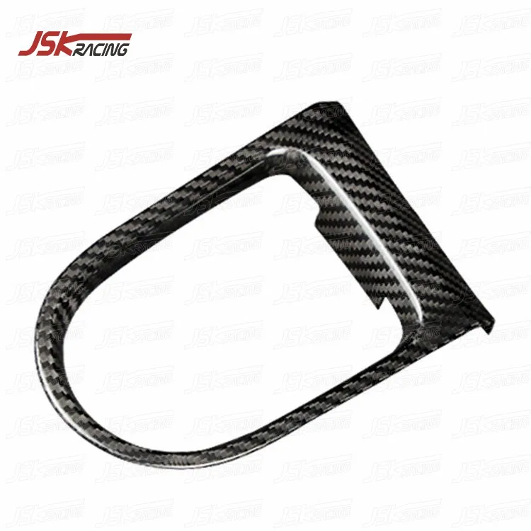 Carbon Fiber Car Interior Trim Gear Surround for 2015-2018 Ford Mustang US Car Parts Cover Modified Upgraded