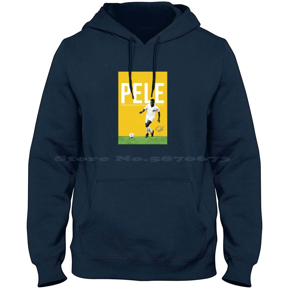 Poster-Edson Arantes Do Nascimento 100% Cotton Hoodie T Shirt Pelé Rip 1940 2022 Thank You For The Memories Football Player The