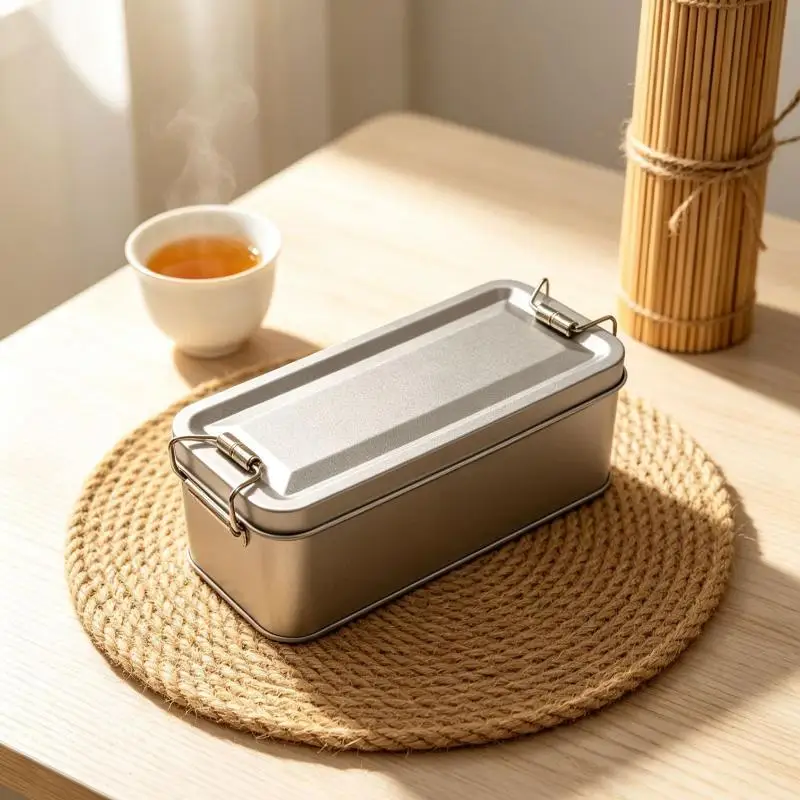 Multicolor Metal Storage Box Secure Latch Closure Sturdy Structure Crafts Stationery Small Home Goods Organizer