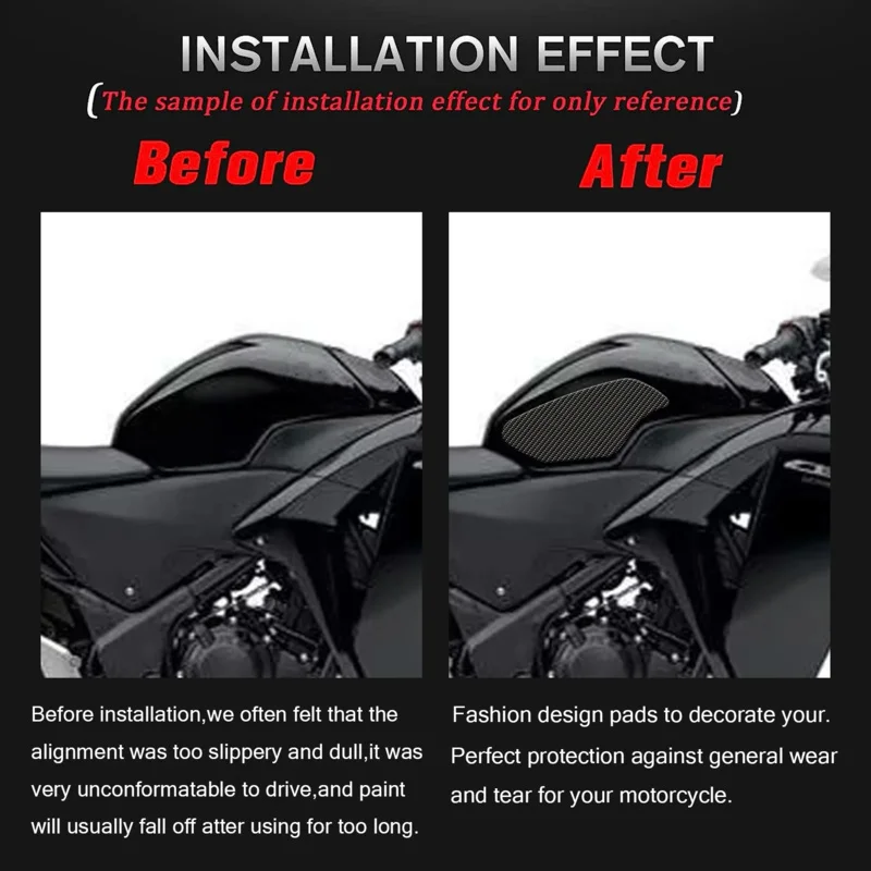 Anti-slip Sticker For Motorcycle Gas Tank Anti-slip Grip Pads For Honda Cbr250rr 2017-2021