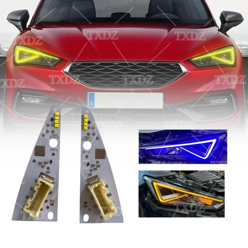 

Плата DRL для SEAT Leon MK4 Formentor Cupra Tarraco 2021-2023, светодиодная фара 5FJ941475, модуль дневных ходовых огней 5FJ941476