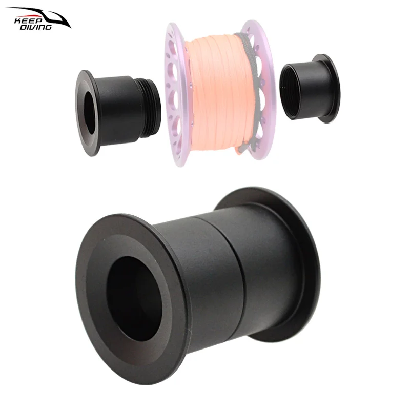 1 قطعة الغوص سبائك الألومنيوم بكرة كم SMB الغوص الإفراج السريع حلقة بكرة إصبع بكرة كم معدات غطس