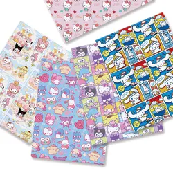 Hello Kitty 140x50CM Cartoon Polyester cotton fabric Patchwork Tissue Kid Home Textile Sewing Doll Dress Curtain cotton Fabric