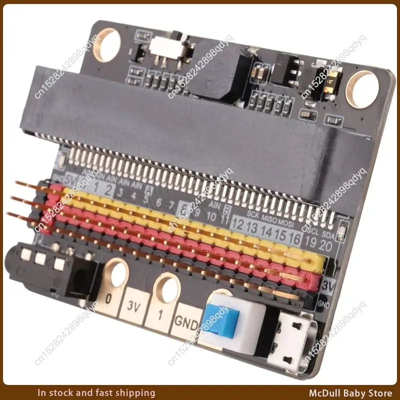 ABJA-For Microbit لوح تمديد IO BIT V2.0 Micro: لوحة محول أفقية
