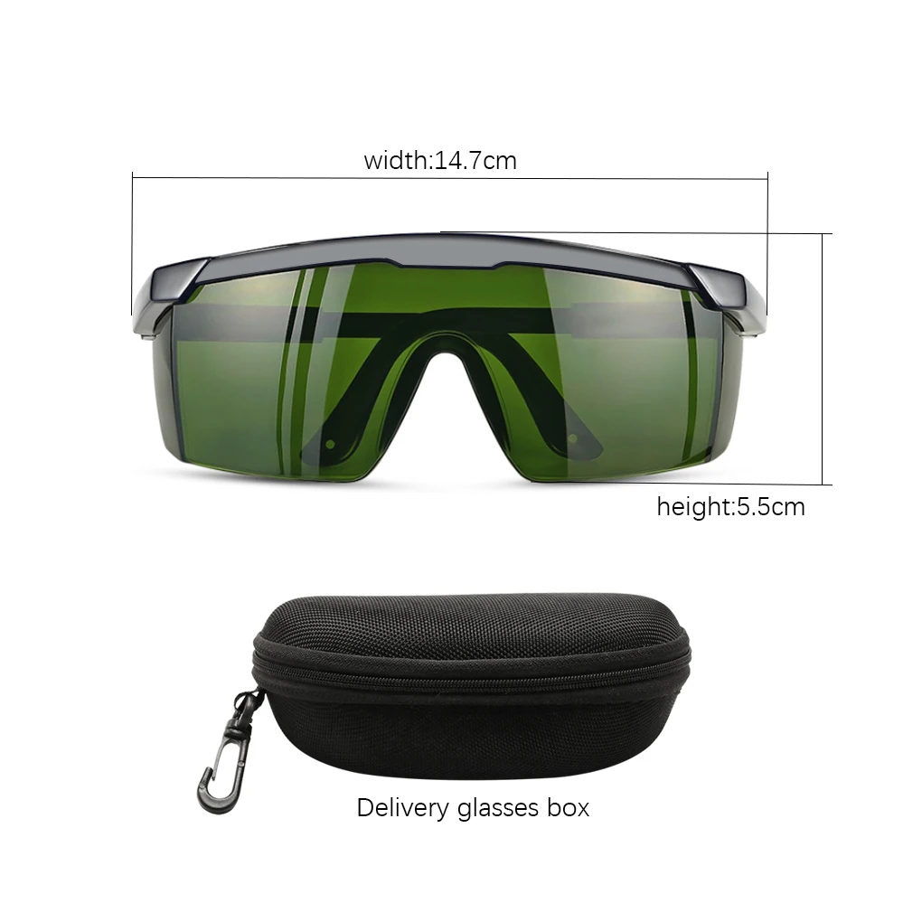 UV Polarized LED Planting Room Glasses with Shell - LED Greenhouse Plant Light Tent Box Goggles