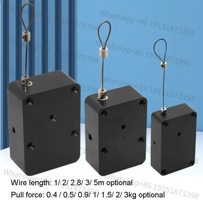 1-5 meters Automatic retractable retractor Stoppable self-locking bit reel for tool suspension lifting take-up ropes Reel box