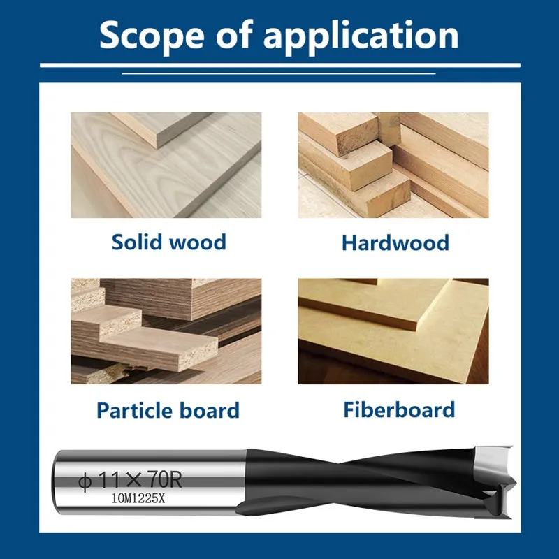 XCAN 1pc 4mm-10mm Right Rotation Wood Router Drill Bit   Row Drilling for Wood 2Flute Carbide Wood Forstner Drill Bits