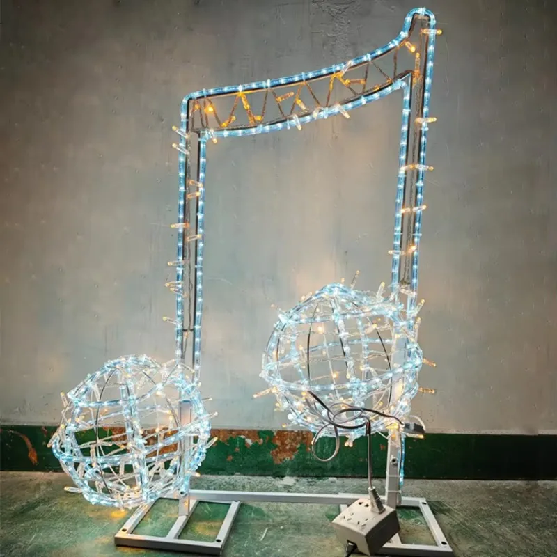 Sculpture musical instruments music notes large christmas decorations