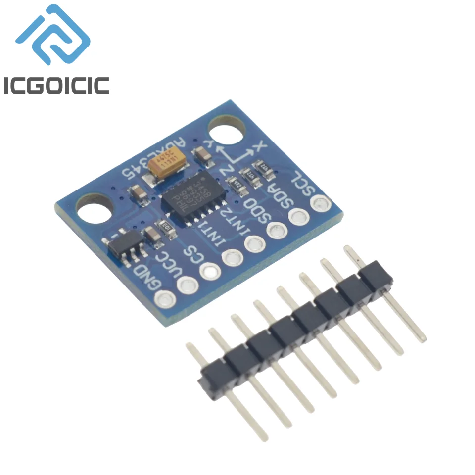 GY-291 ADXL345 3-osiowy cyfrowy czujnik grawitacyjny moduł przyspieszenia moduł transmisji IIC/SPI czujnik pochylenia dla Arduino