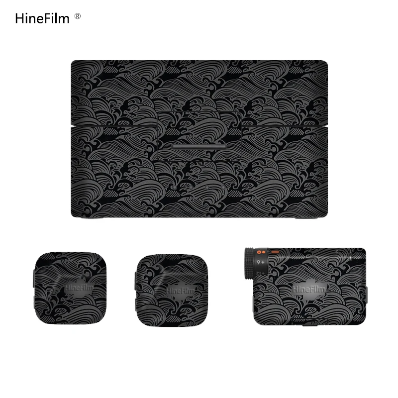 Hinefilm Skin für DJI Mic MINI Aufkleber Haut Schutzfolie für MIC MINI Wireless Mikrofon Aufkleber DJIMIC MINI Wraps Cover 6
