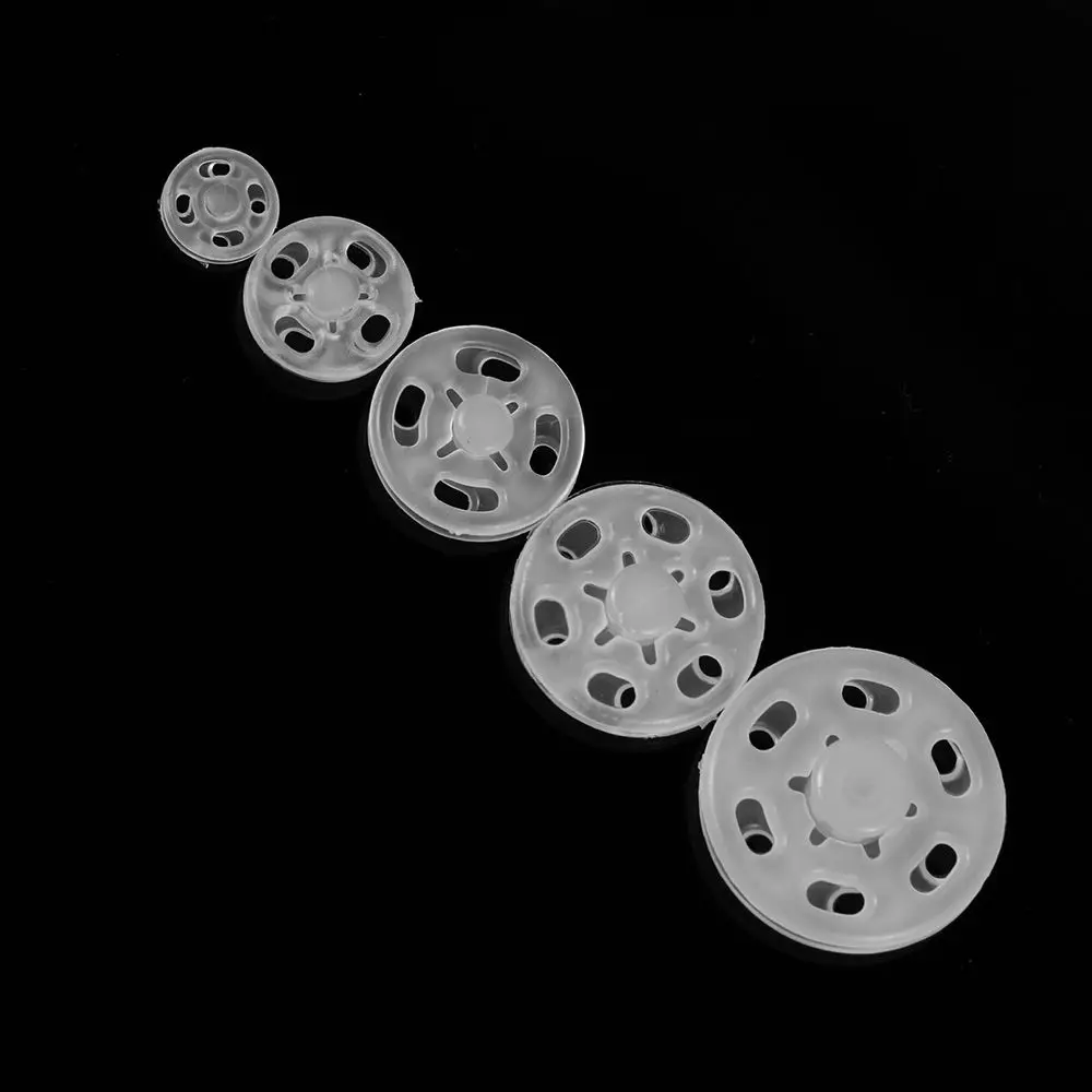 

Handmade Transparent ABS Accessory Crafts Invisible Fastener Sewing Accessories Button Stud Plastic Snap