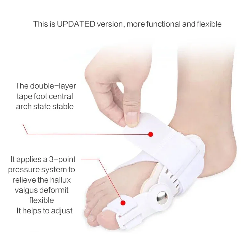 

Toe Hallux Valgus Corrector 2pcs Toe Separator Bunion Corrector Bunions Separators Toe Spreader Finger Straightener