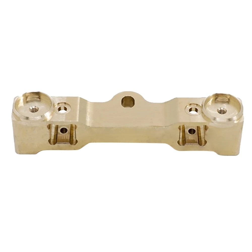 Brass Front Beam Stand Bumper Mount Counterweight for YIKONG YK6101 6X6 1/10 RC Crawler Car Upgrade Parts