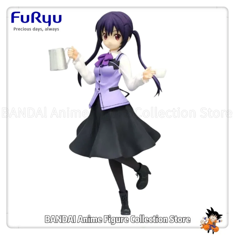 In Stock Original FuRyu Is The Order A Rabbit Tedeza Rize Rabbit House Ver. Figure Toy Ornament Birthday Gift